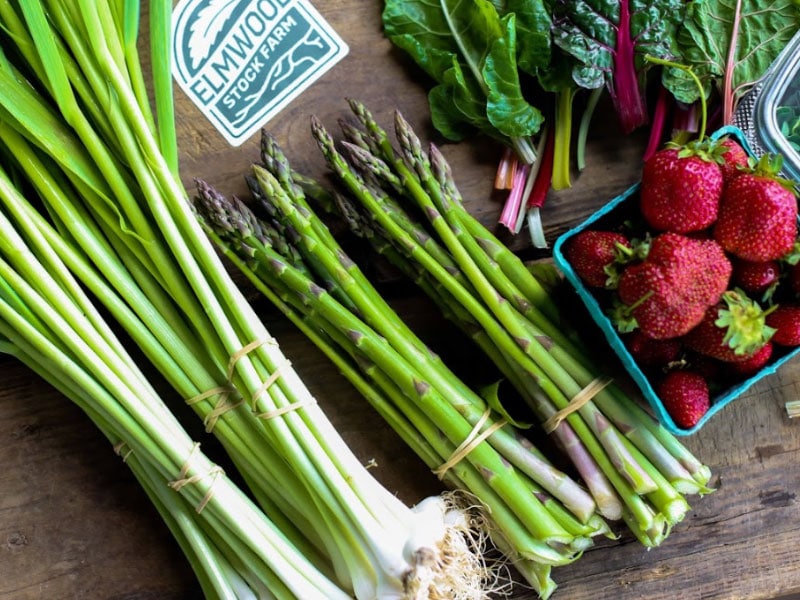 CSA farm share vegetables