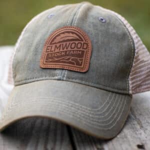 Elmwood Stock Farm Hat, Leather Patch