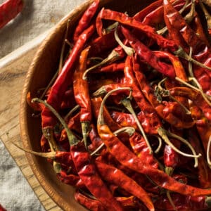 Dried Hot Chile Peppers